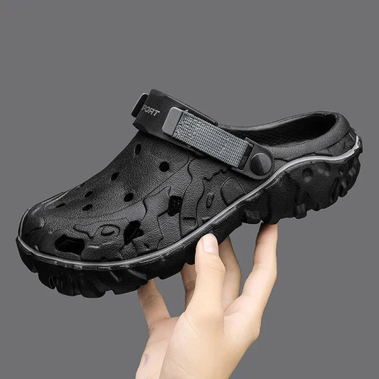 2025 Summer Sandals Hot sell Outdoor Garden Clogs Hole Shoes Casual Shoes Water Shoes Comfort Home Soft Slippers