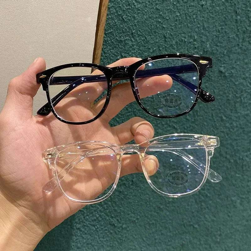 Classic Transparent Computer Glasses Frame Women Men Anti Blue Light Blocking Glasses Optical Glass