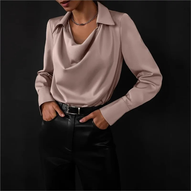 Temperament Turn Down Collar