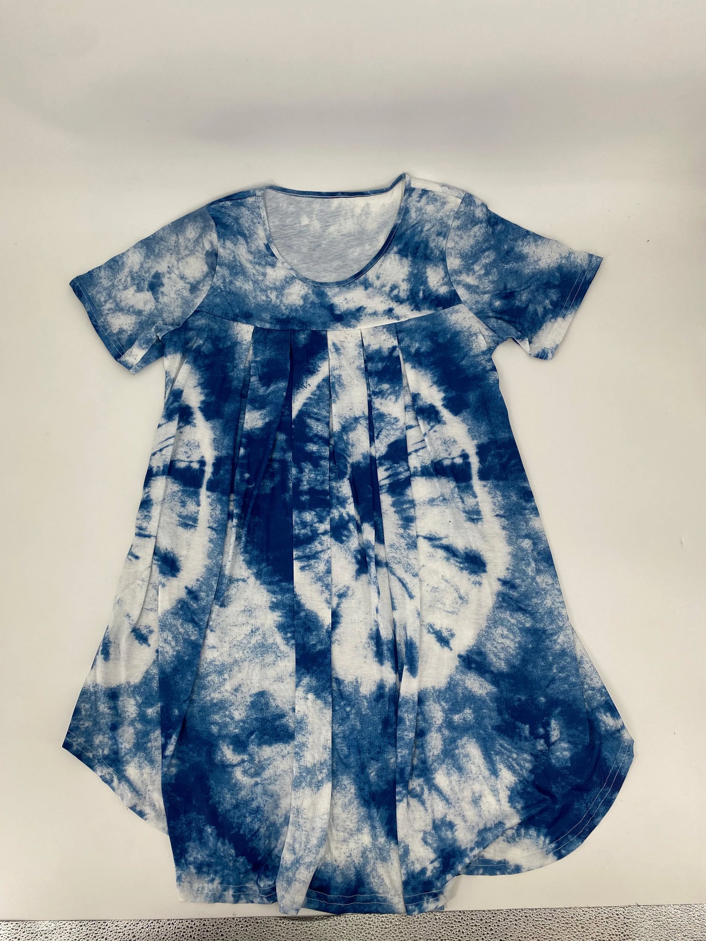 Plus Size Women's Loose Casual Short Sleeve Pajamas Home Dress (With Hand Pockets)