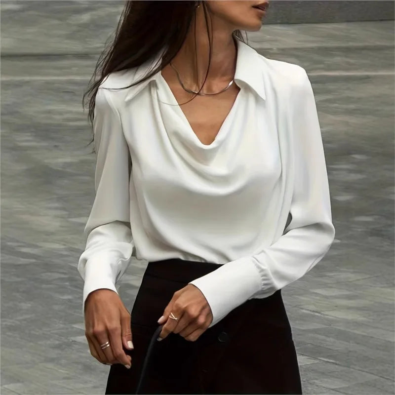 Temperament Turn Down Collar