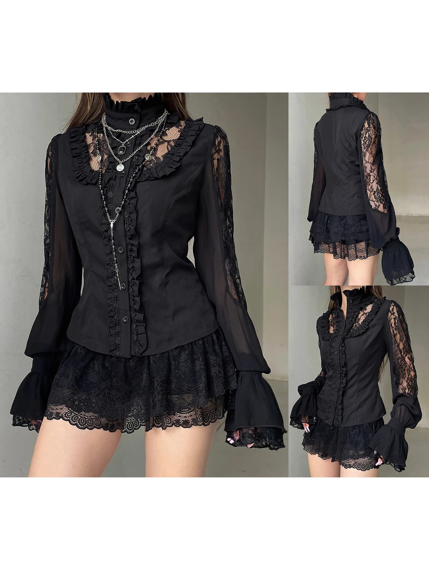 Elegant Floral Embroidered Blouse