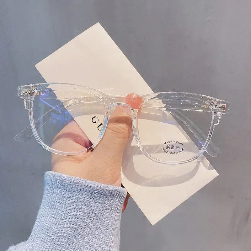 Classic Transparent Computer Glasses Frame Women Men Anti Blue Light Blocking Glasses Optical Glass