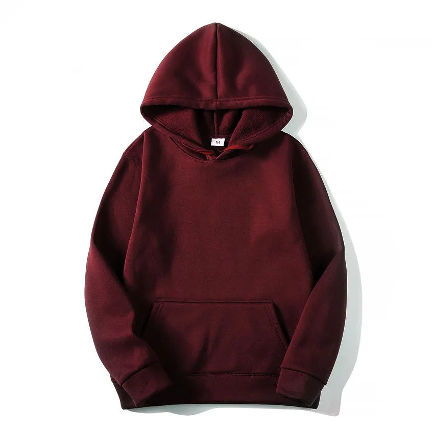 New Fashion Men's Women's Hoodies Spring Autumn Winter Casual Hoodies Sweatshirts Men Tops Solid Color Hoodie Sweatshirt