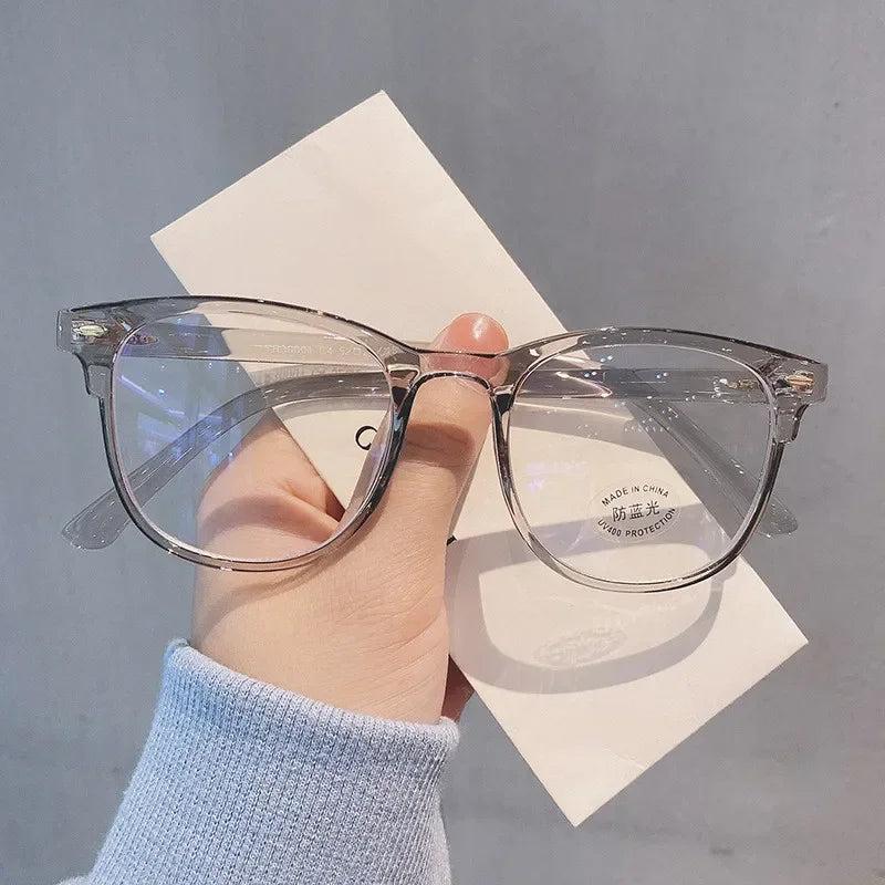 Classic Transparent Computer Glasses Frame Women Men Anti Blue Light Blocking Glasses Optical Glass