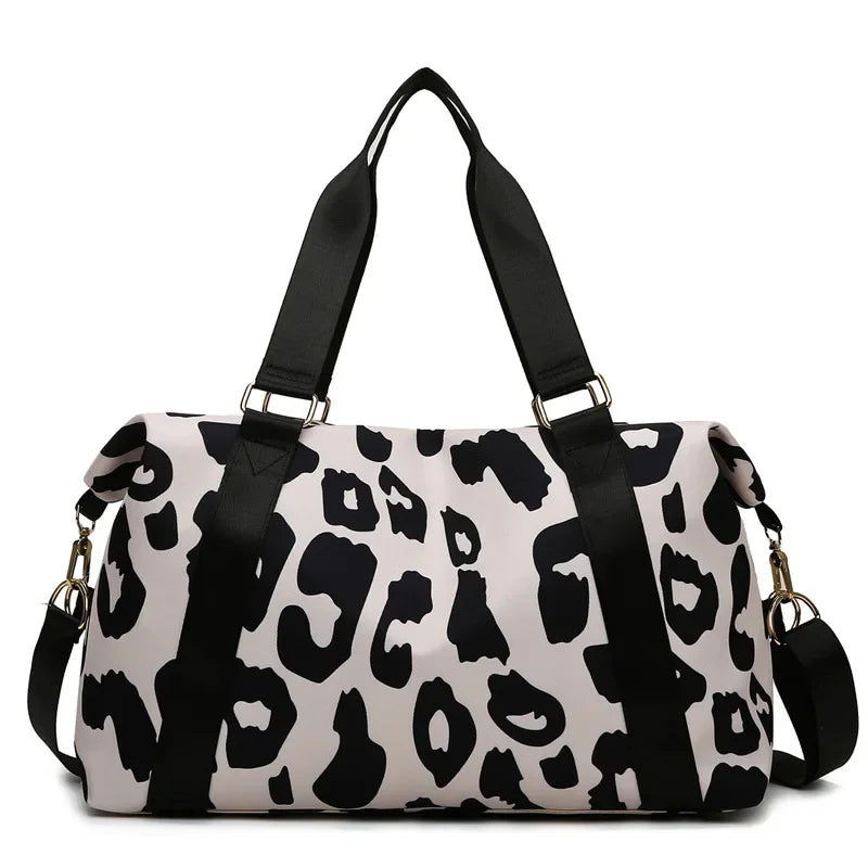 Large Capacity Women Travel Bags Duffle Shoulder Bag Multi-functional for Girls Female Sports Storage Fitness Handbag