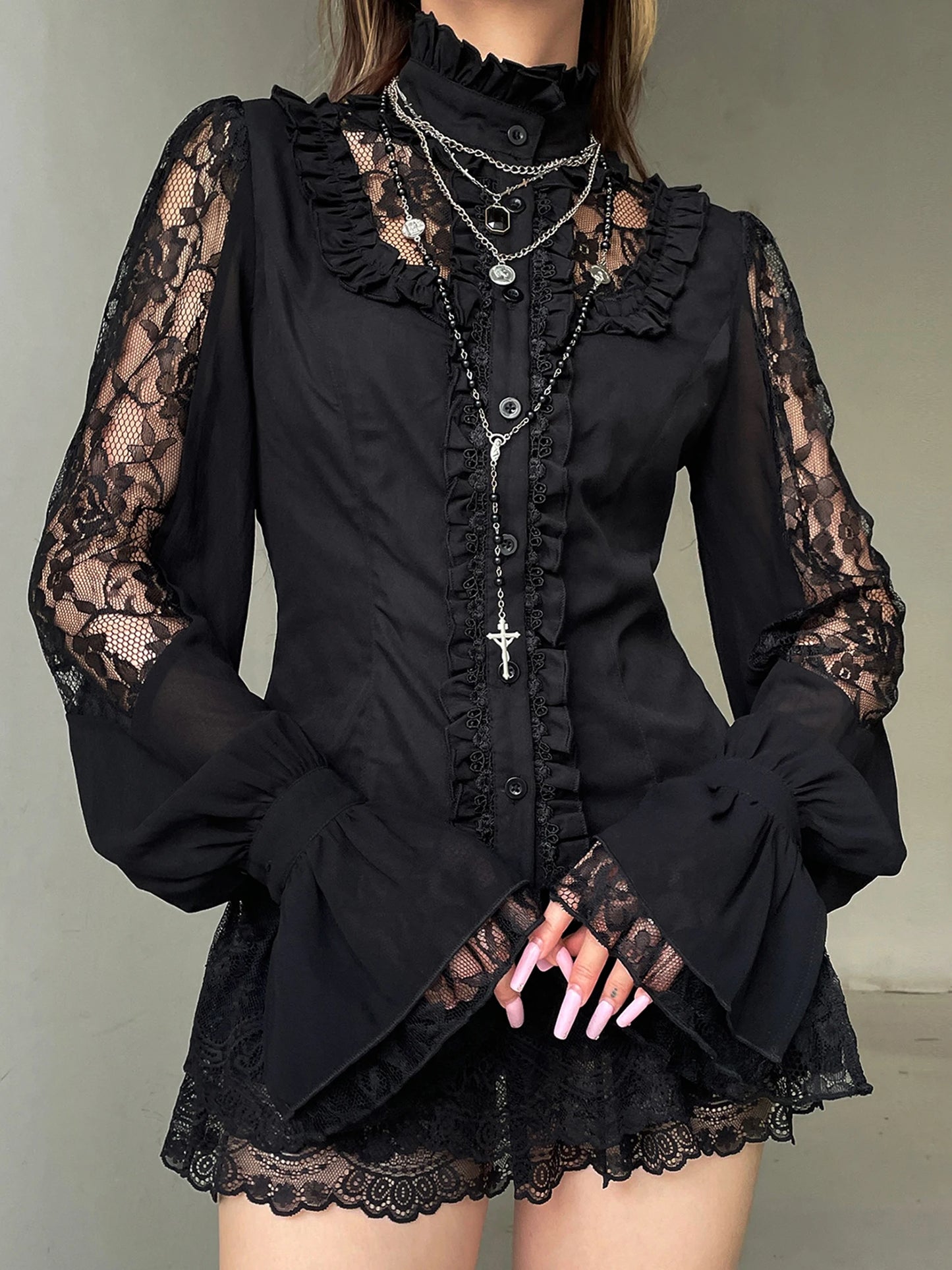 Elegant Floral Embroidered Blouse