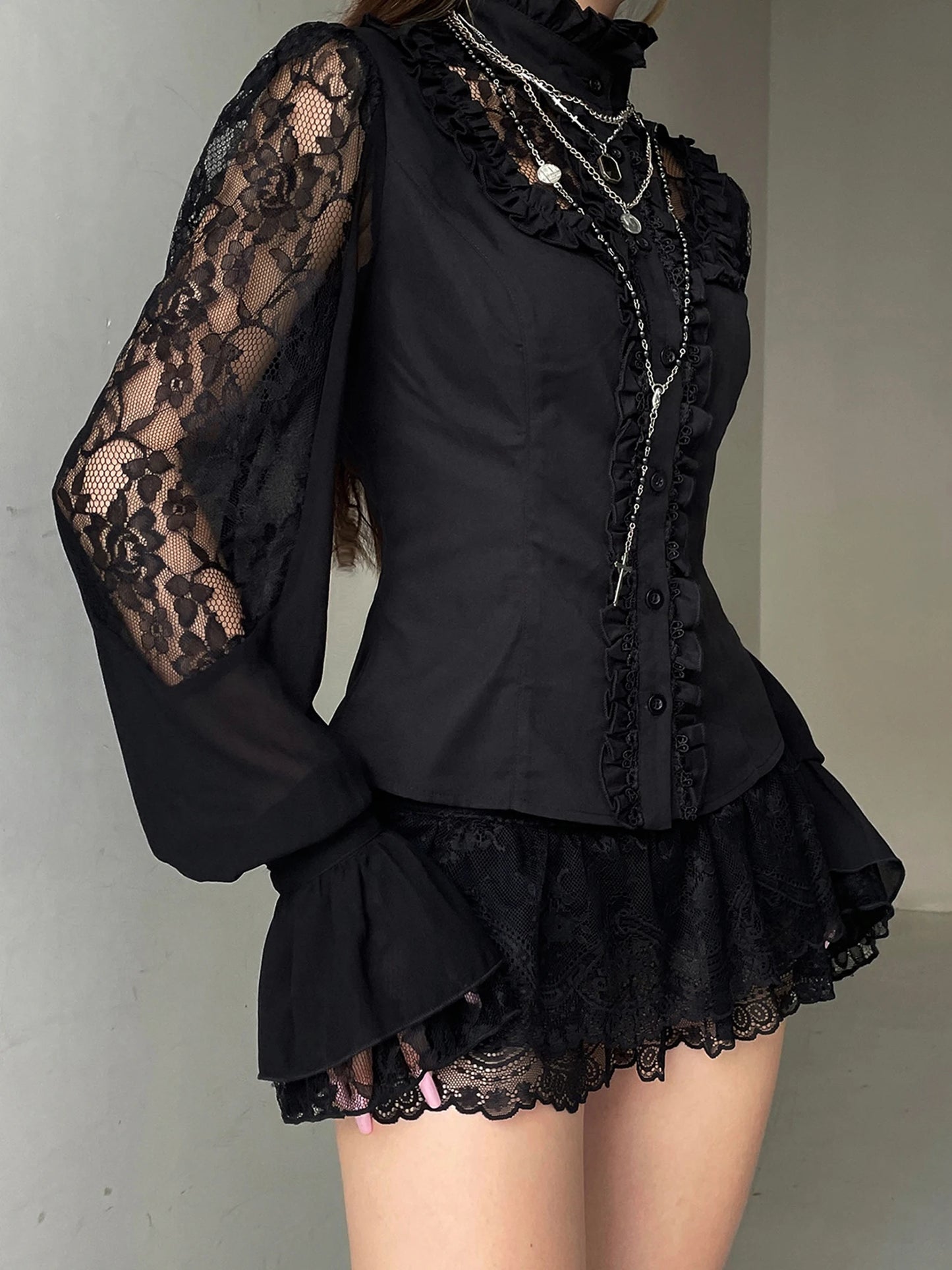 Elegant Floral Embroidered Blouse