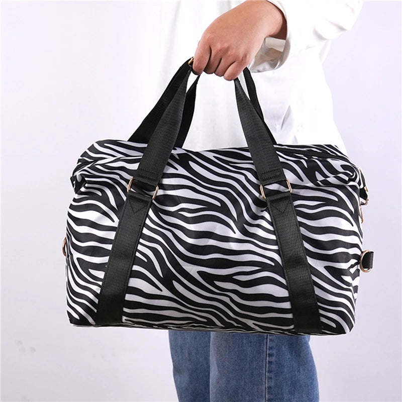 Large Capacity Women Travel Bags Duffle Shoulder Bag Multi-functional for Girls Female Sports Storage Fitness Handbag