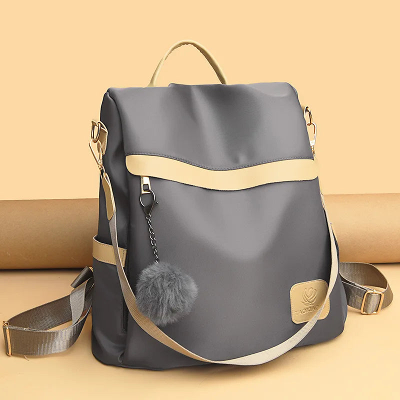 Waterproof Oxford Cloth Women Backpack Anti-theft Backpack Woman Light Weight Nylon Travel Backpack Fashion School Shoulder Bags