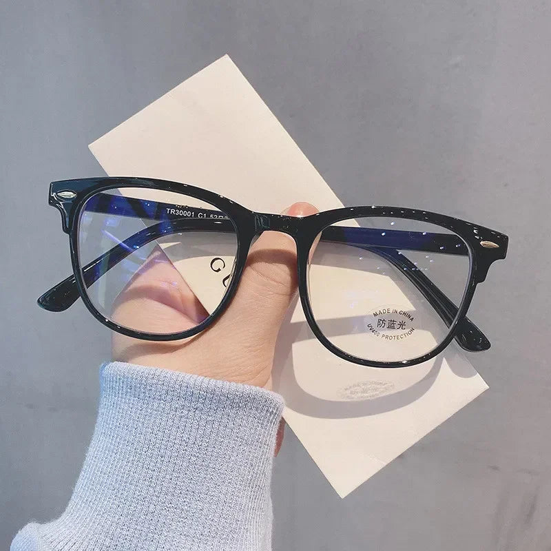 Classic Transparent Computer Glasses Frame Women Men Anti Blue Light Blocking Glasses Optical Glass
