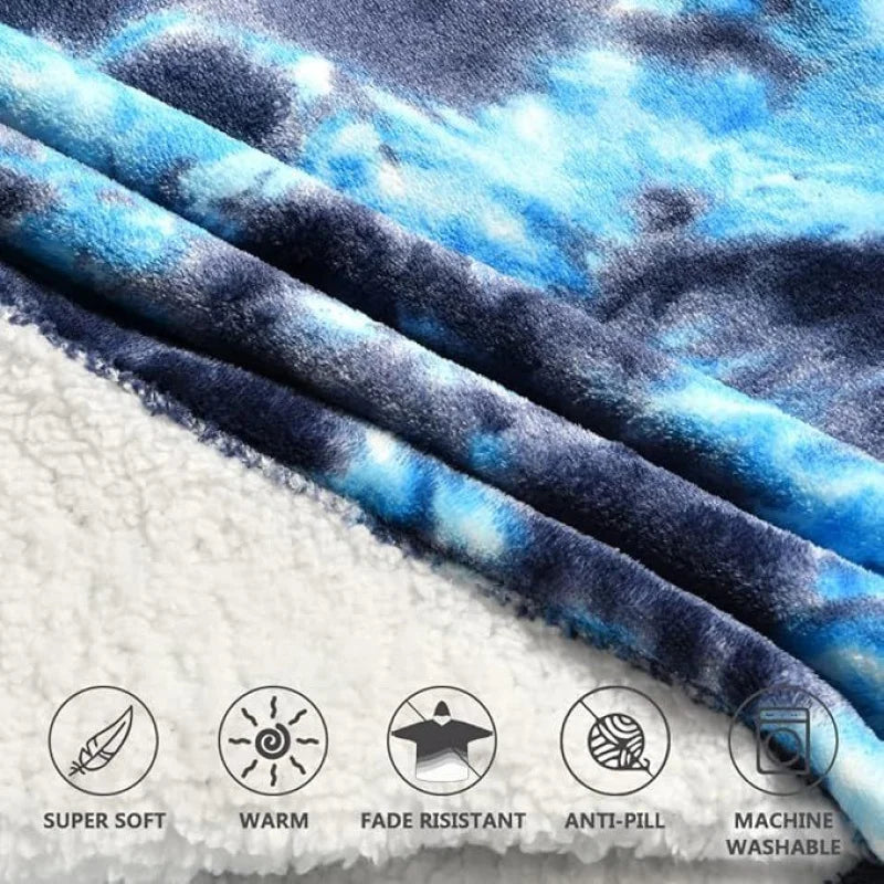 Wearable Blanket Hoodie Oversized Sherpa Hooded as Birthday Gifts for Mom Women Girlfriend Men Cozy Sweatshirt with Giant