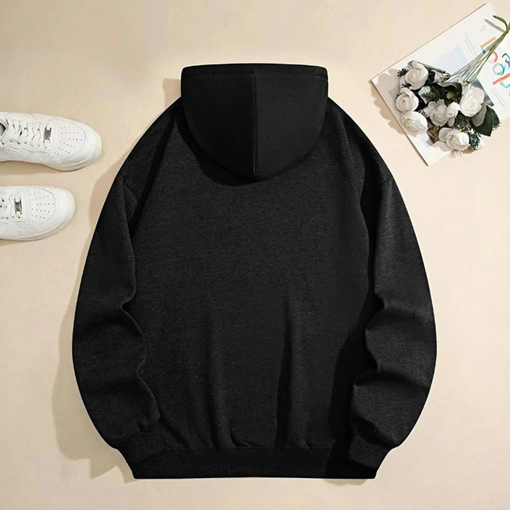 Pink Lightning Hoodie Sweatshirt Print Casual Loose Long Sleeved Cool Streetwear Stylish Comfortable Tops Cloth