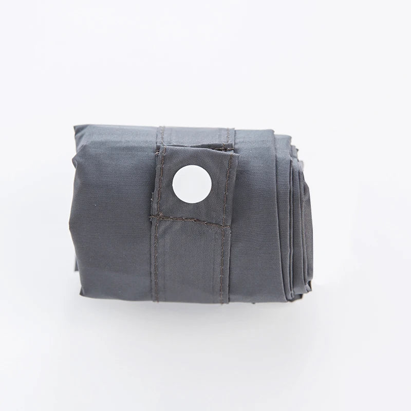Thick double layer portable foldable shopping bag large nylon bag thick bag foldable waterproof tear proof Shoulder Bag Handbag