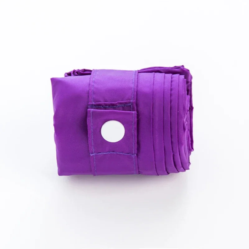 Thick double layer portable foldable shopping bag large nylon bag thick bag foldable waterproof tear proof Shoulder Bag Handbag