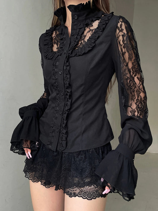 Elegant Floral Embroidered Blouse