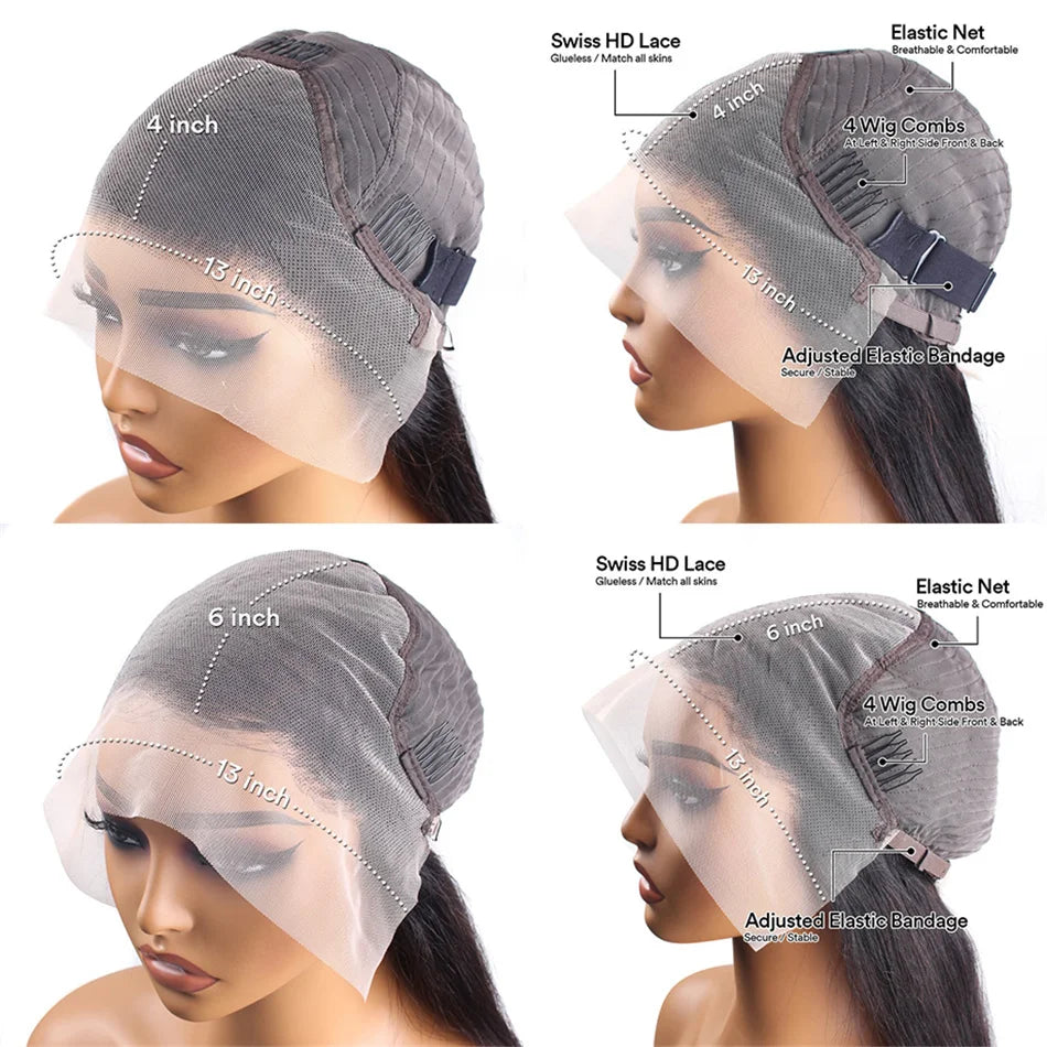 100% Brazilian Curly Lace Front Wig Short Bob  Wigs Wave 13X6 Hd Lace Frontal Human Hair Wig For Women Choice
