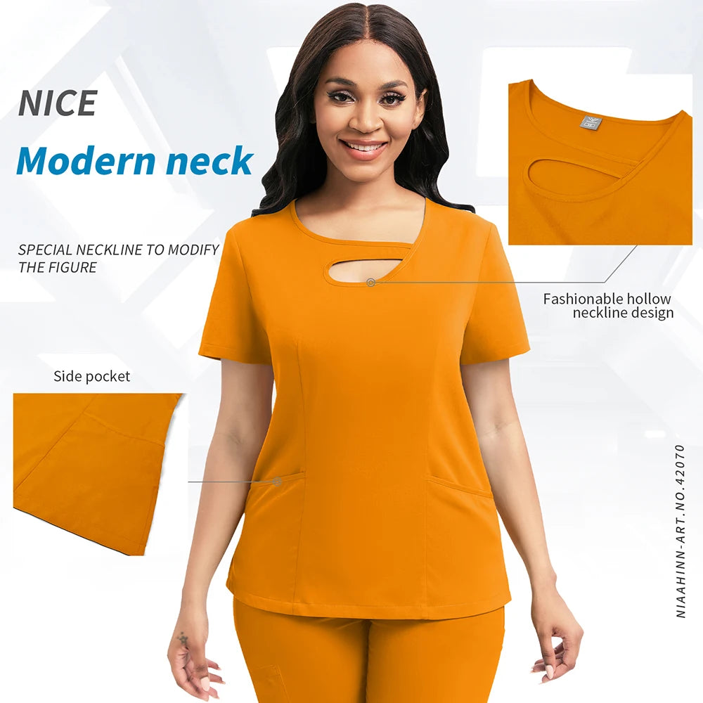 Wholesale Operating Room Work Clothes Medical Uniforms Women Hospital Work Scrubs Set Supplies Dental Nurse Suit Jogger Workwear