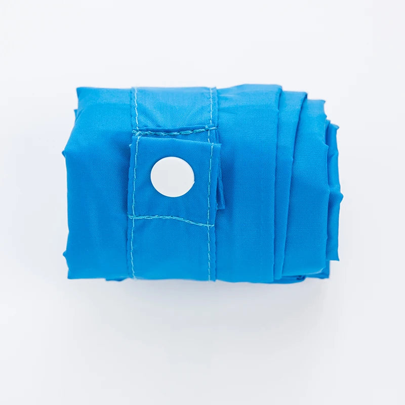 Thick double layer portable foldable shopping bag large nylon bag thick bag foldable waterproof tear proof Shoulder Bag Handbag